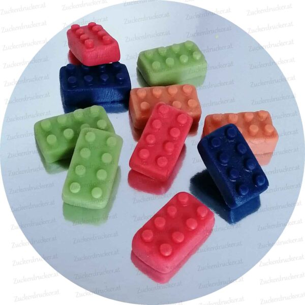 Marzipan Legosteine