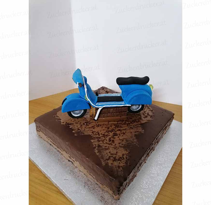 Vespa Handgemachtes Modell eines Motorrollers